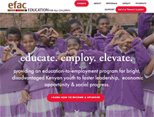 Tablet Screenshot of educationforallchildren.org